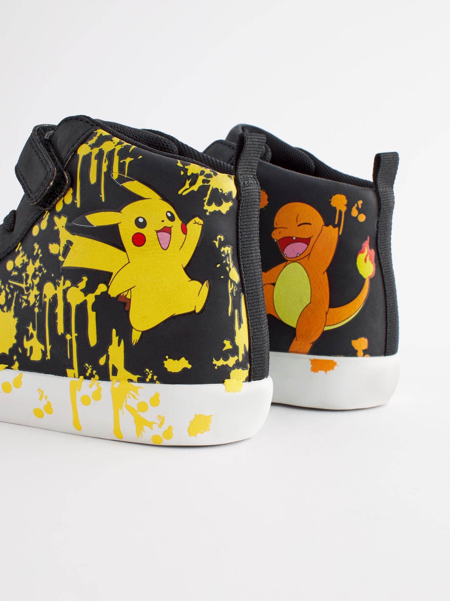 Zwart - Pokémon hoge sneakers met elastische veters