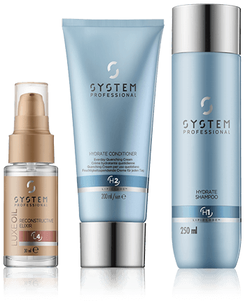 System Professional LipidCode Hydrate Set mit Shampoo 250ml-200ml-30ml