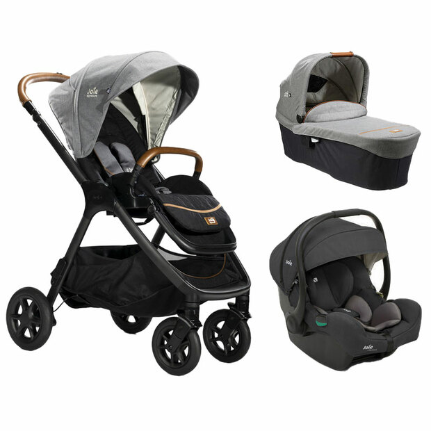 Poussette TRIO Finiti Carbon + I-GEMM 3 SHALE + nacelle Ramble XL Carbon - JOIE