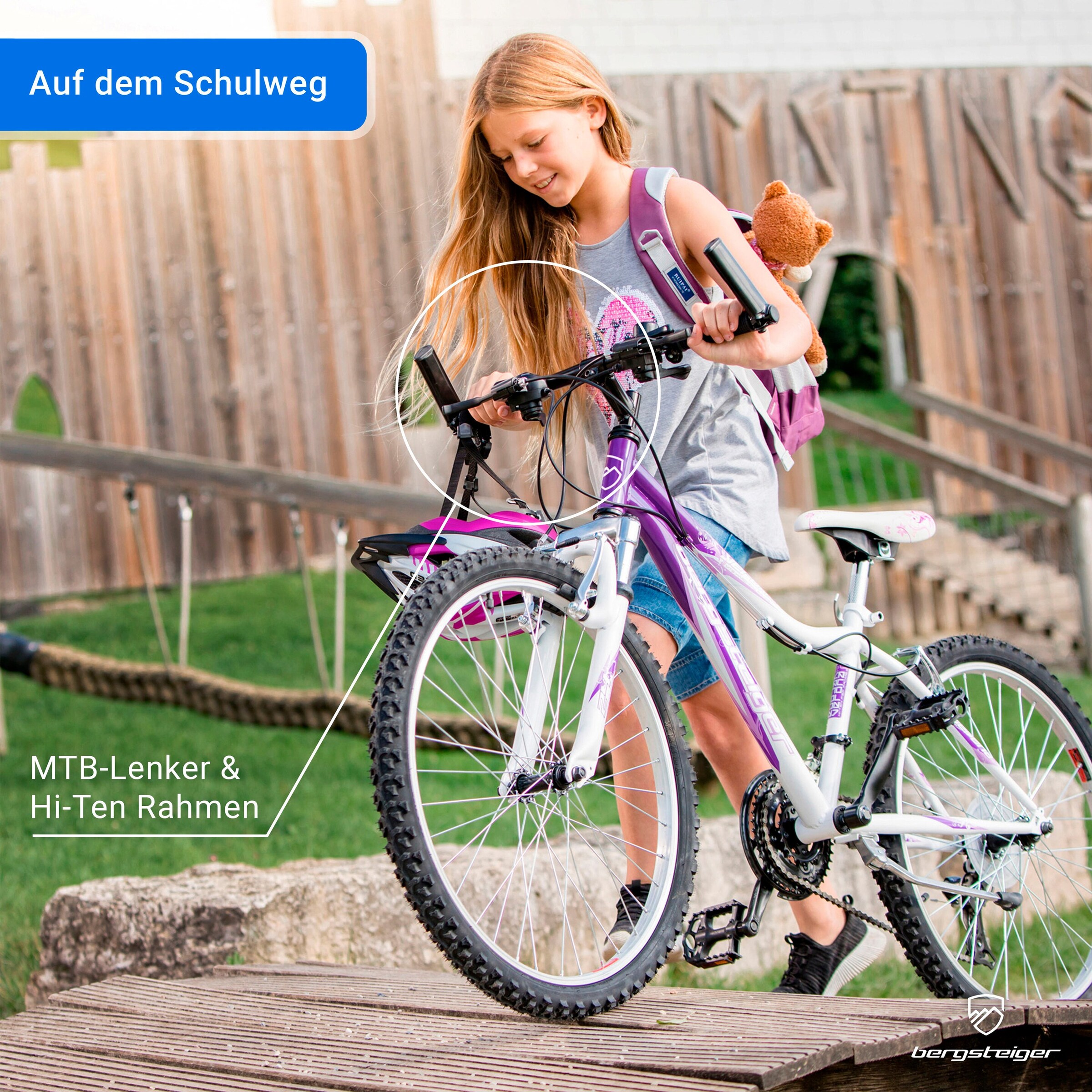 Bergsteiger Mountainbike Verona 24 Zoll | pink