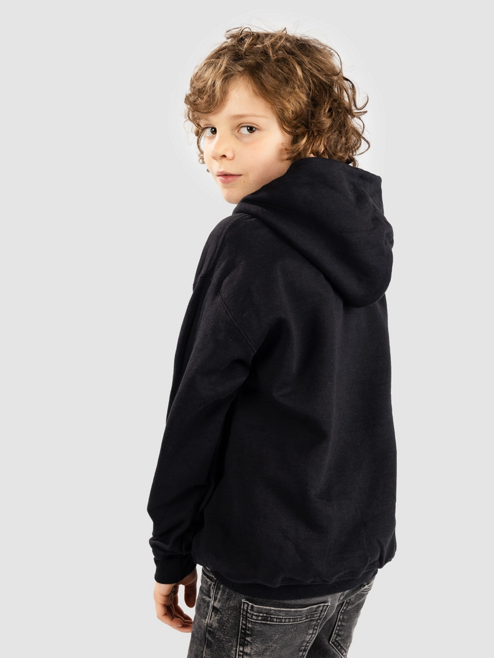 Thrasher Flame Kids Kids Hoodie black