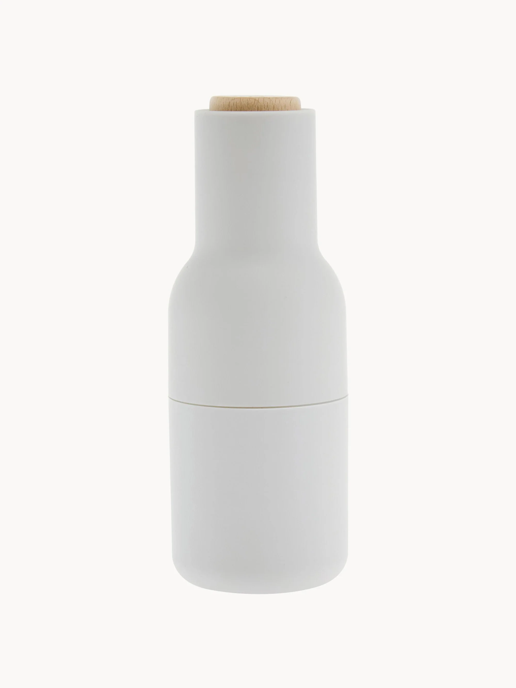 Zout- en peperstrooier Bottle Grinder met beukenhouten deksel, 2-delig