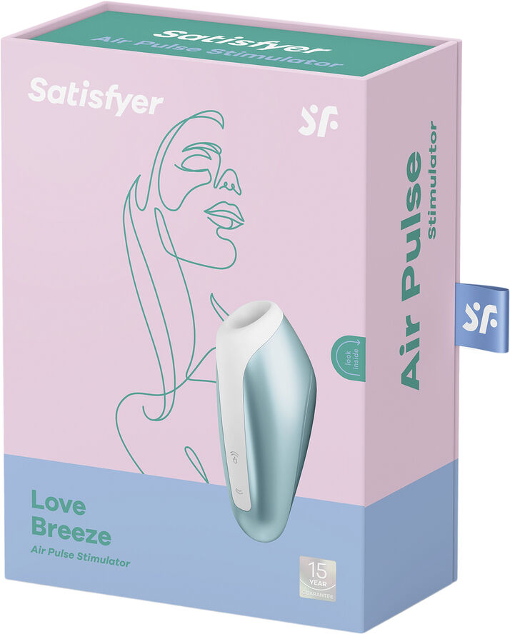 Satisfyer Love Breeze Ice-Blue Lufttryksstimulator Isblå