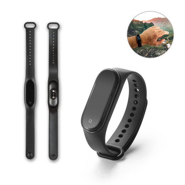 hi!dea 97130 - Bracelet sportif intelligent avec autonomie de 3 jours en ABS et TPU