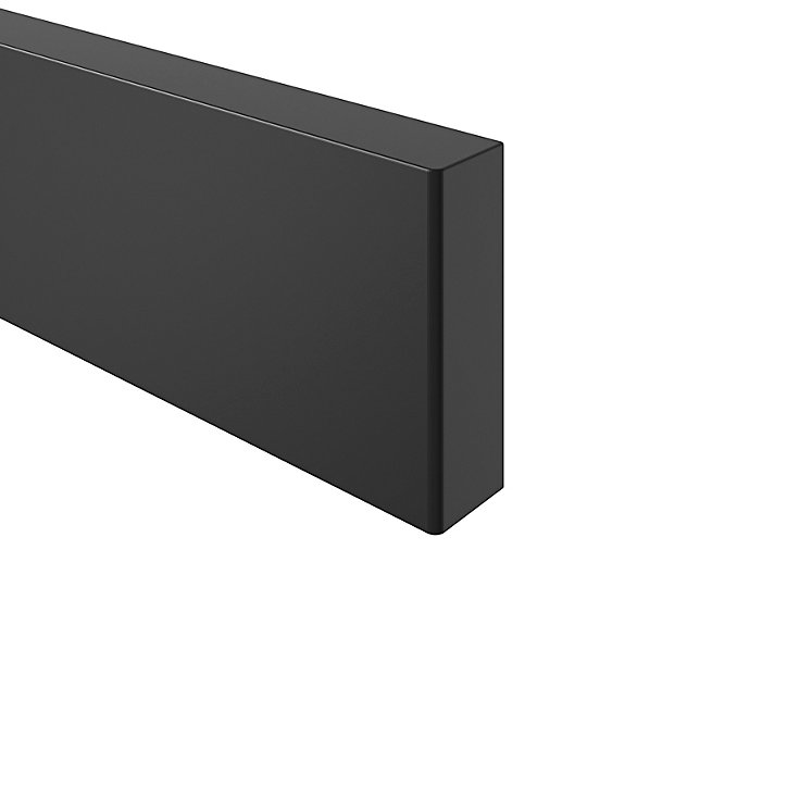 Bandeau de four Stevia noir mat l. 59,7 cm x H. 5,8 cm GoodHome