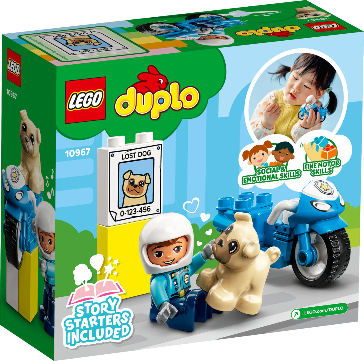 Lego Duplo - Politimotorcykel - 10967