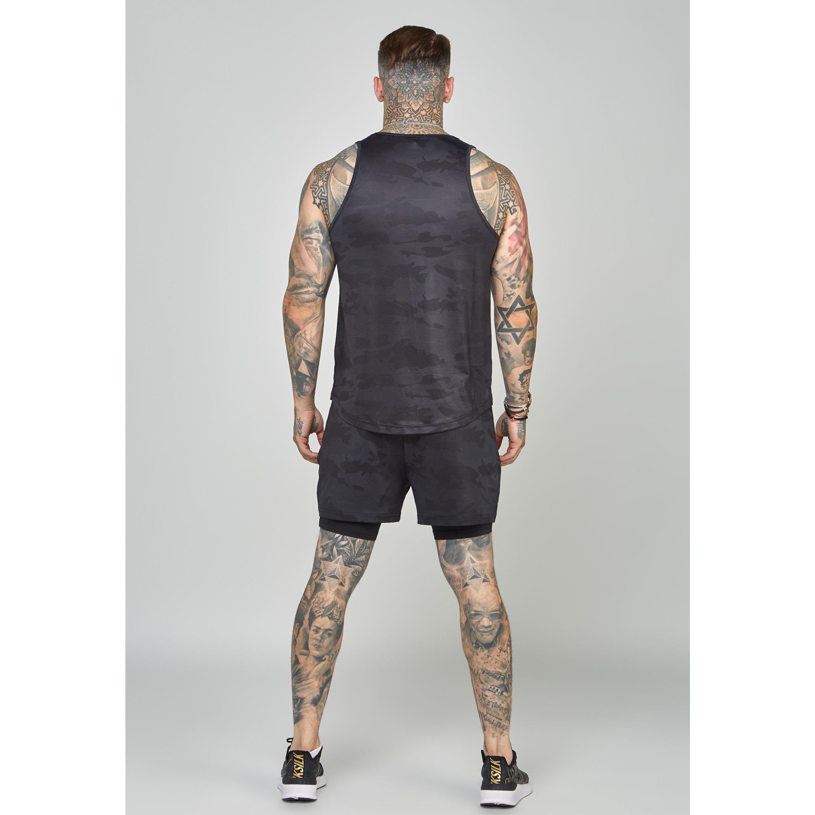 SikSilk Dual Shorts Sn99