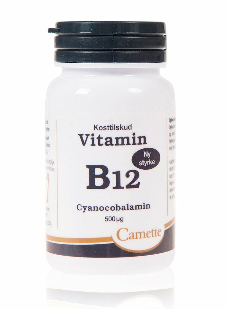 Camette Vitamin B12 Cyanocobalamin 500 µg