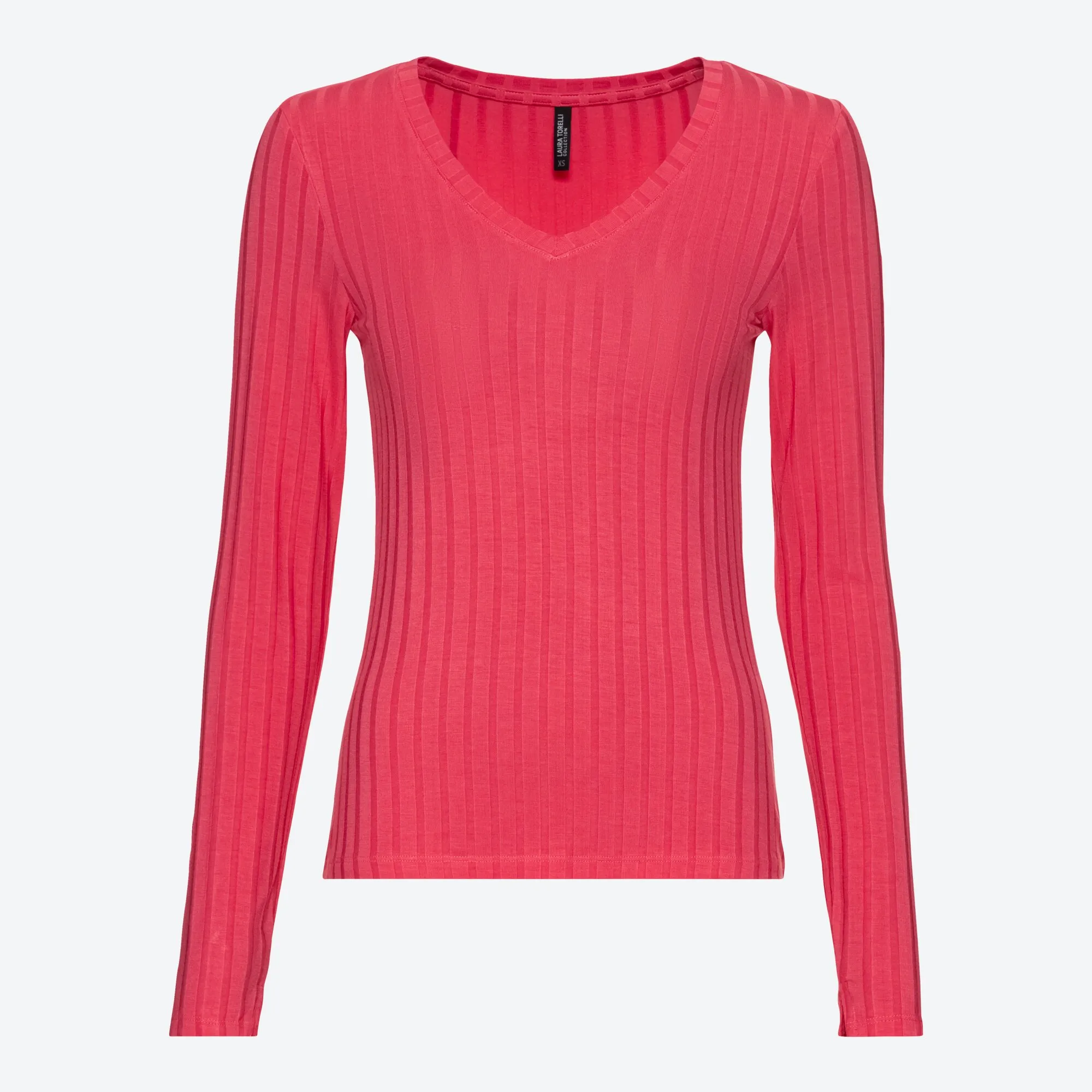 Damen-Shirt mit Ripp-Muster