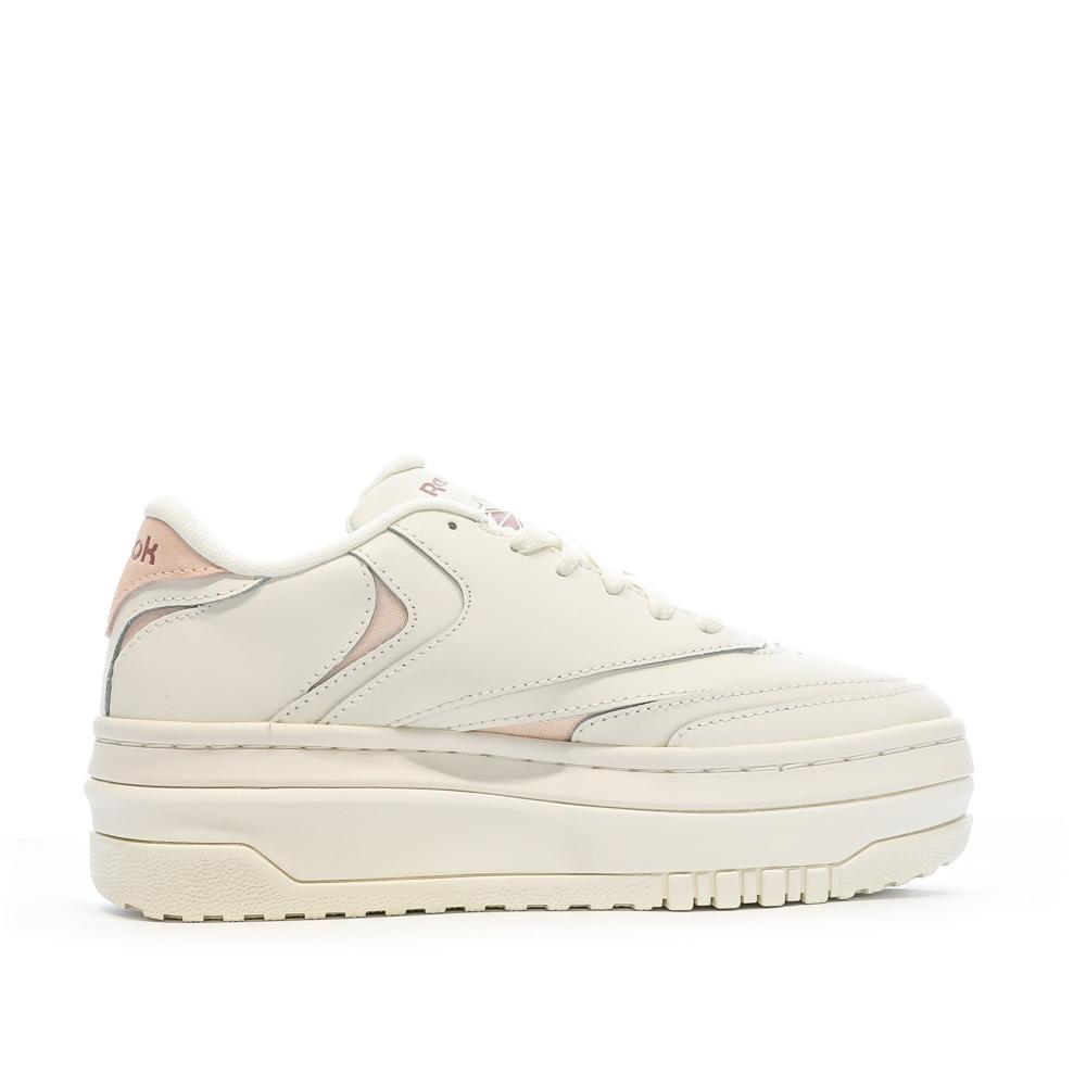Reebok Baskets Blanche/Rose Femme Reebok Club C Extra 100033105