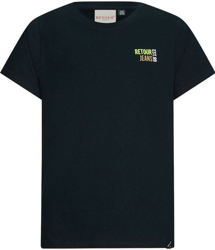 Retour jongens t-shirt - Marine