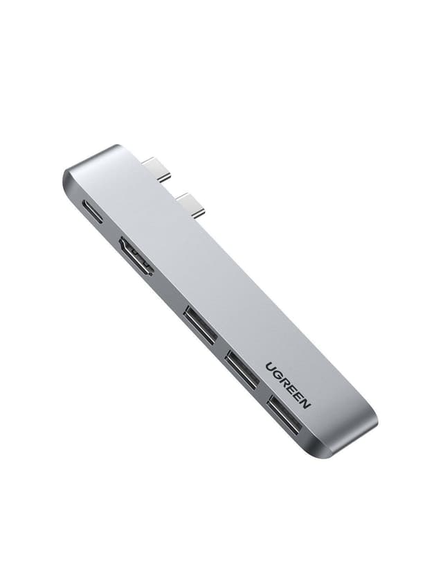 Ugreen 5Ports USB-C Docking Station HDMI 4K 30Hz USB C Gen 2 10Gbps PD 87W 3xUSB3.1 Port 5Gbps til MacBook M1, MacBook Pro og MacBook Air