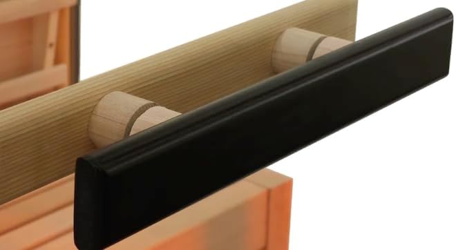 SANOTECHNIK Infrarotsauna GRENA DELUXE 2 – Infrarotkabine für 2 Personen 125×100×190cm | 5 Vollspektrum-Strahler (2.200W), Farblicht, Bluetooth-Radio, 6mm ESG-Glas, Bausatz, SB40125