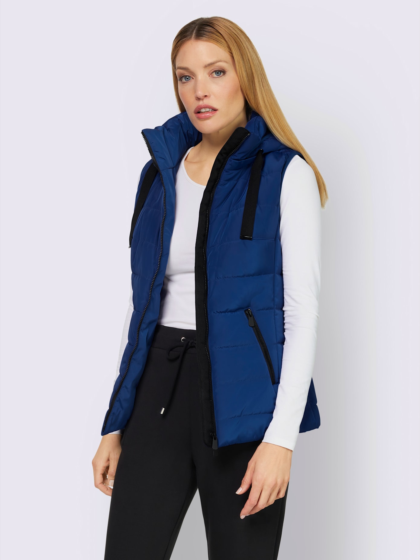 Gilet matelassé capuche amovible