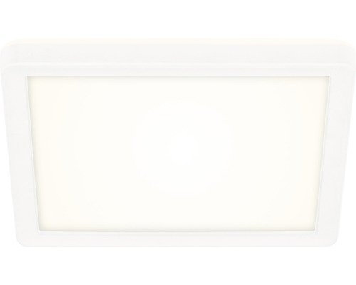 LED plafondlamp 12W 1400 lm 4000K 19x19 cm Slank wit + achtergrondverlichting