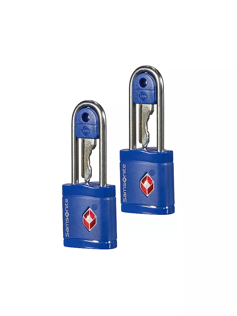 SAMSONITE Schloss KEY LOOK TSA 2er Pkg.  blau