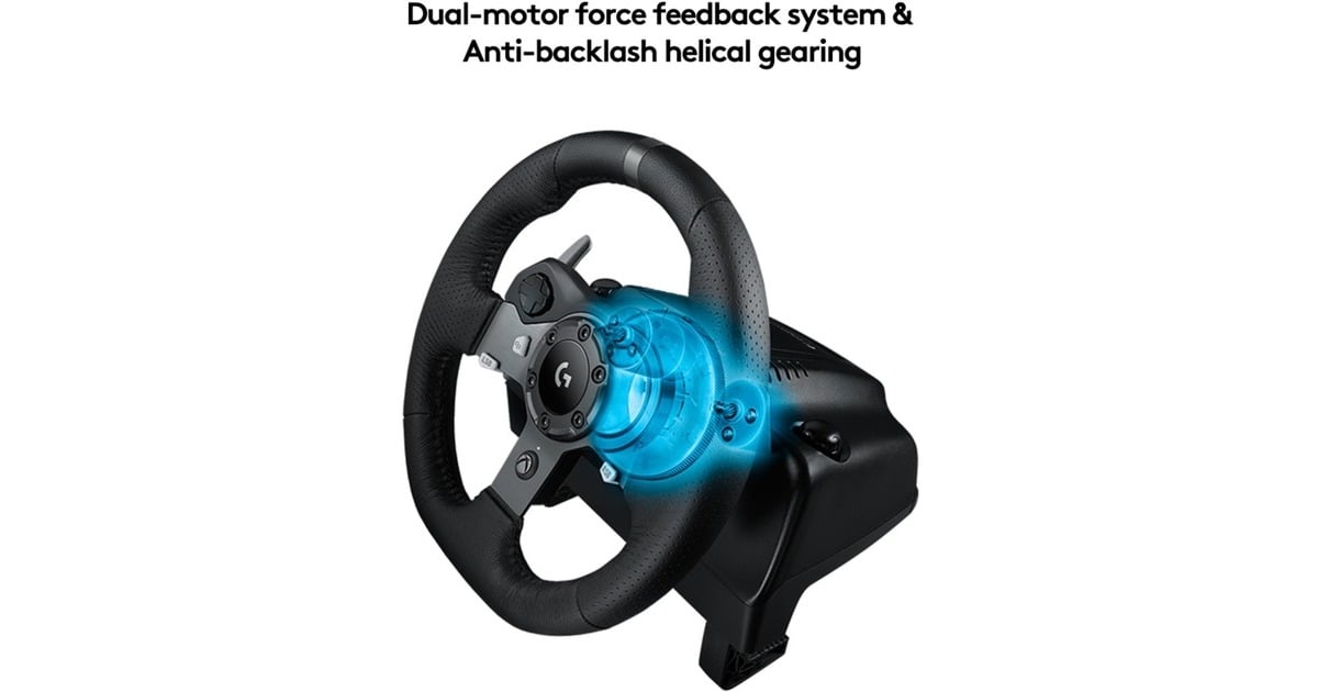LogitechG920 Driving Force stuur  (Zwart, Pc, Xbox One)