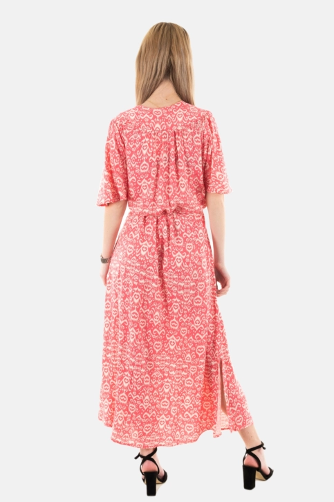 Robe ichi vera 203038 calypso coral ikat aop