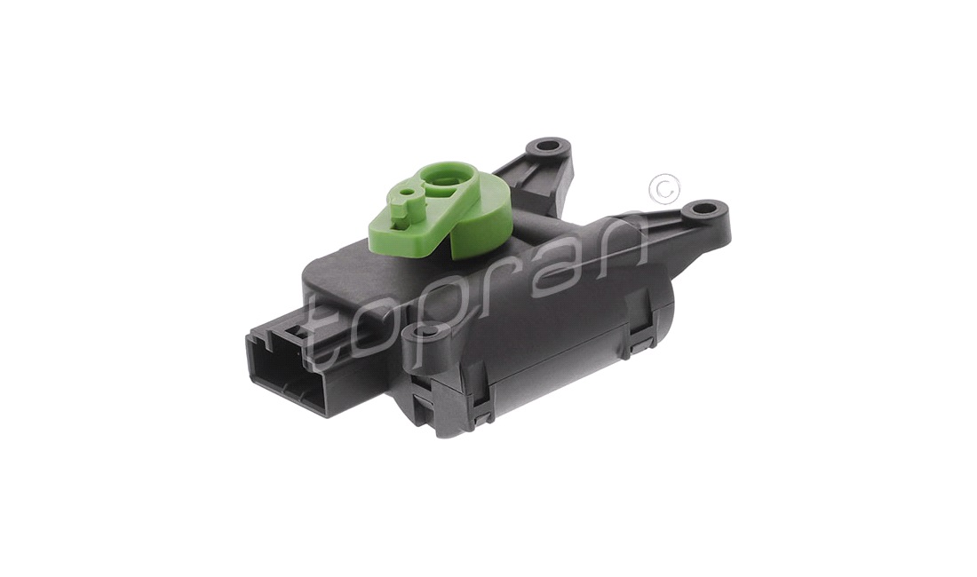 Servomotor, klap