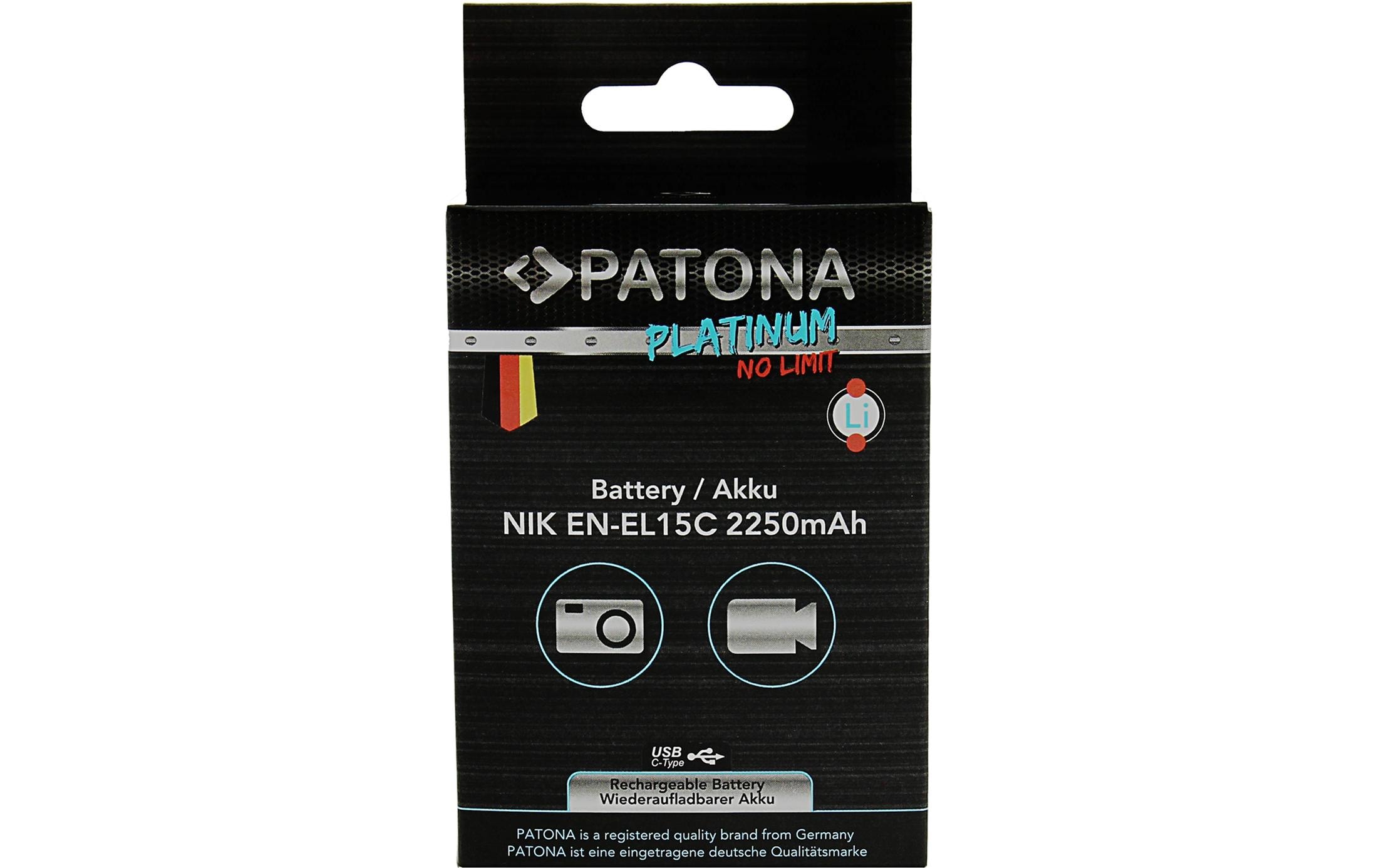 Platinum Akku für Nikon 1 V1Platinum Batteriesatz für Nikon