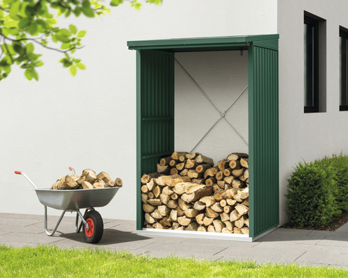 Hörmann EcoStar Trend-V Type 1 brandhoutberging, 122,7 x 102,5 x 198,0 cm, mosgroen