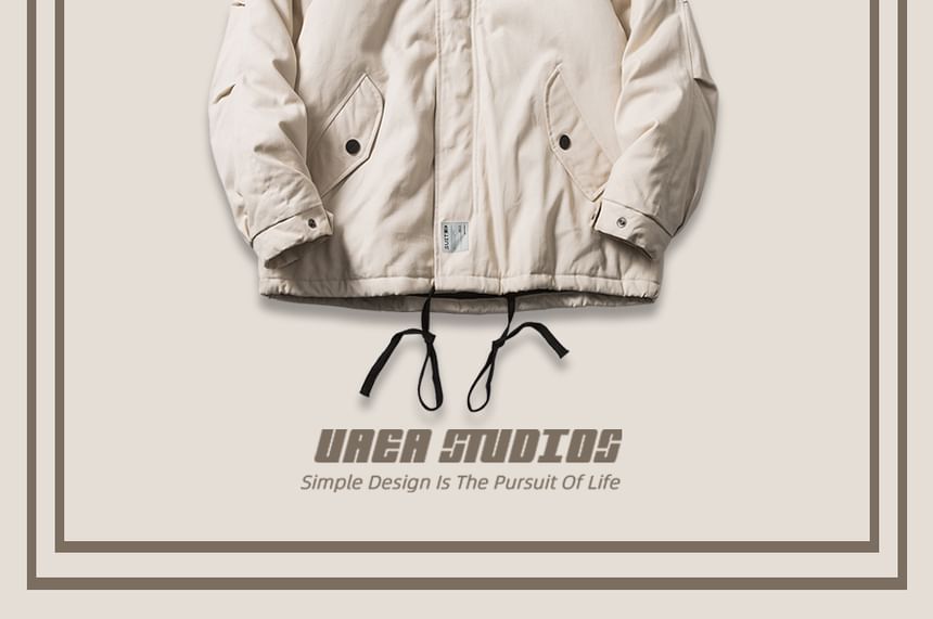 Chuoku - Gewatteerde parka met capuchon en rits