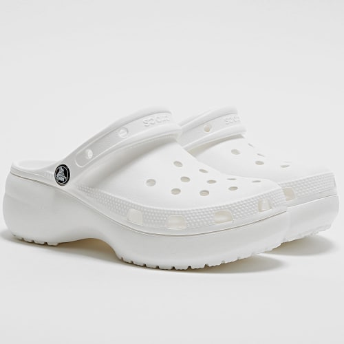 Claquettes Femme Classic Platform Clog Blanc