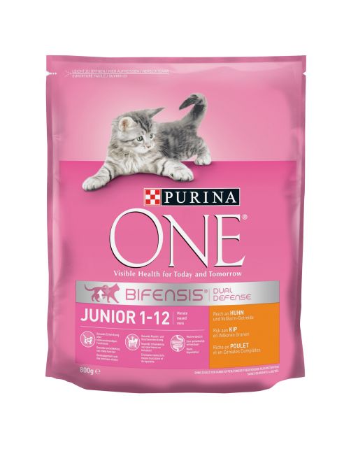 Purina One Junior - Kattenvoer - Kip Granen 800 g
