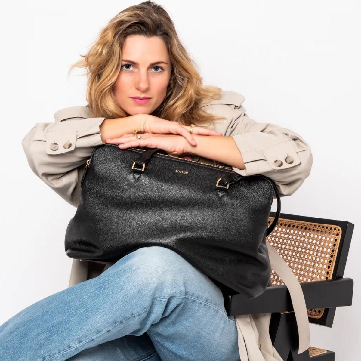 Lou Lou | Olivia | Leren dames werktas 15,6