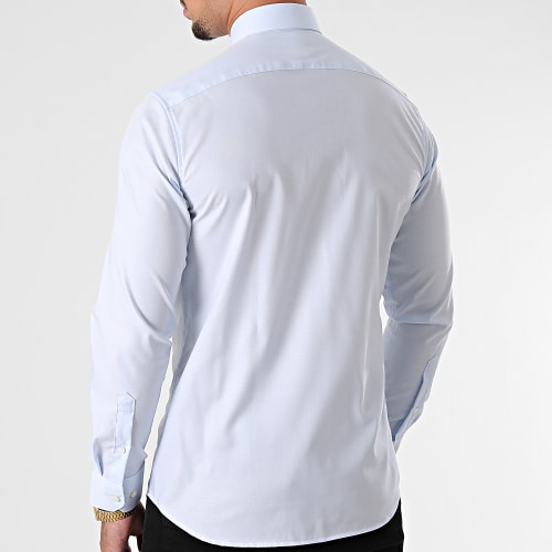 Chemise Manches Longues Blaroyal Bleu Clair