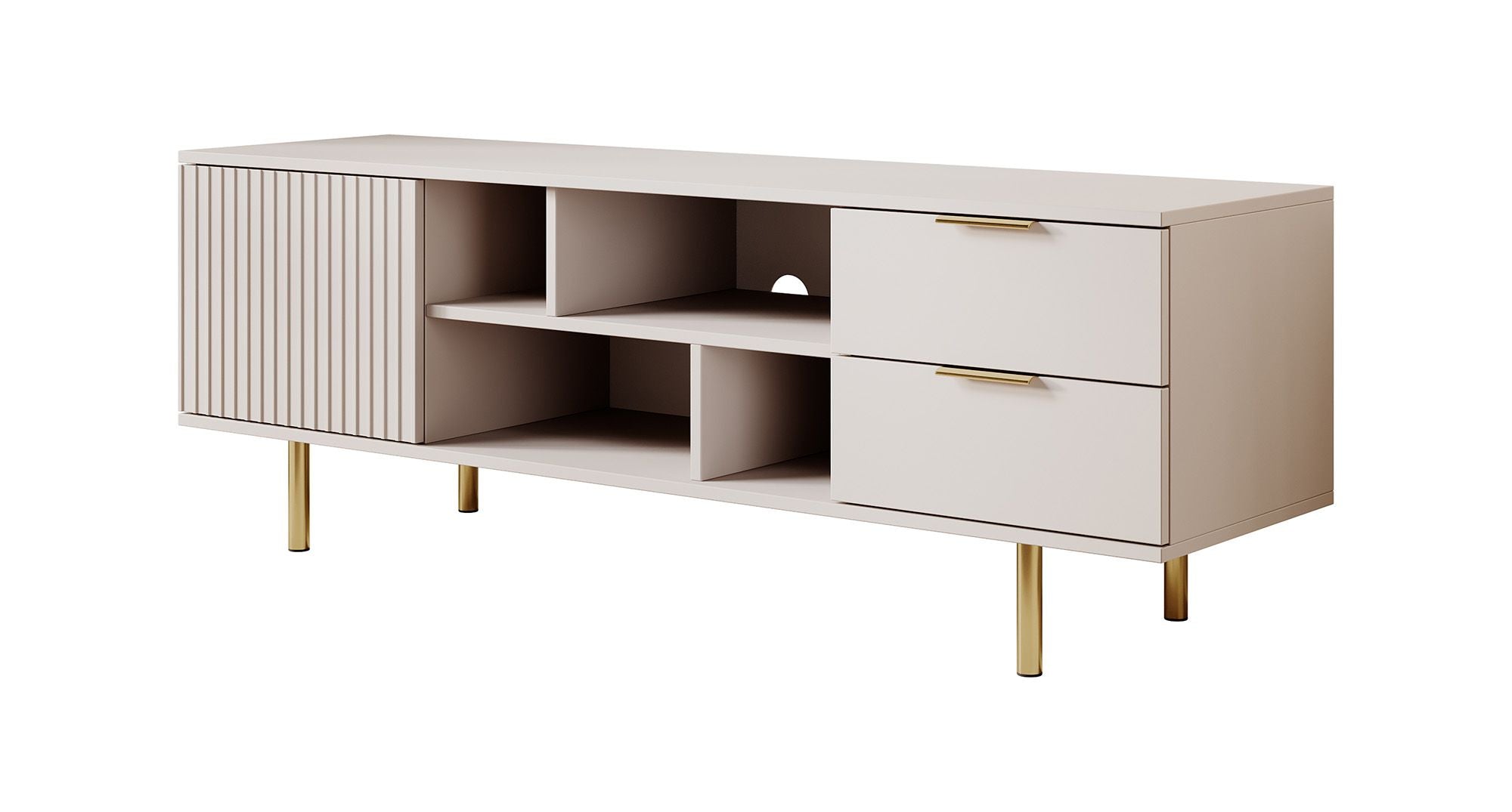 Meubella - TV-Meubel Nicola - Beige - 150 cm
