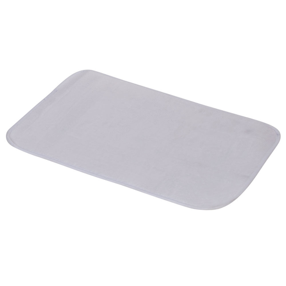 Tapis salle de bain blanc