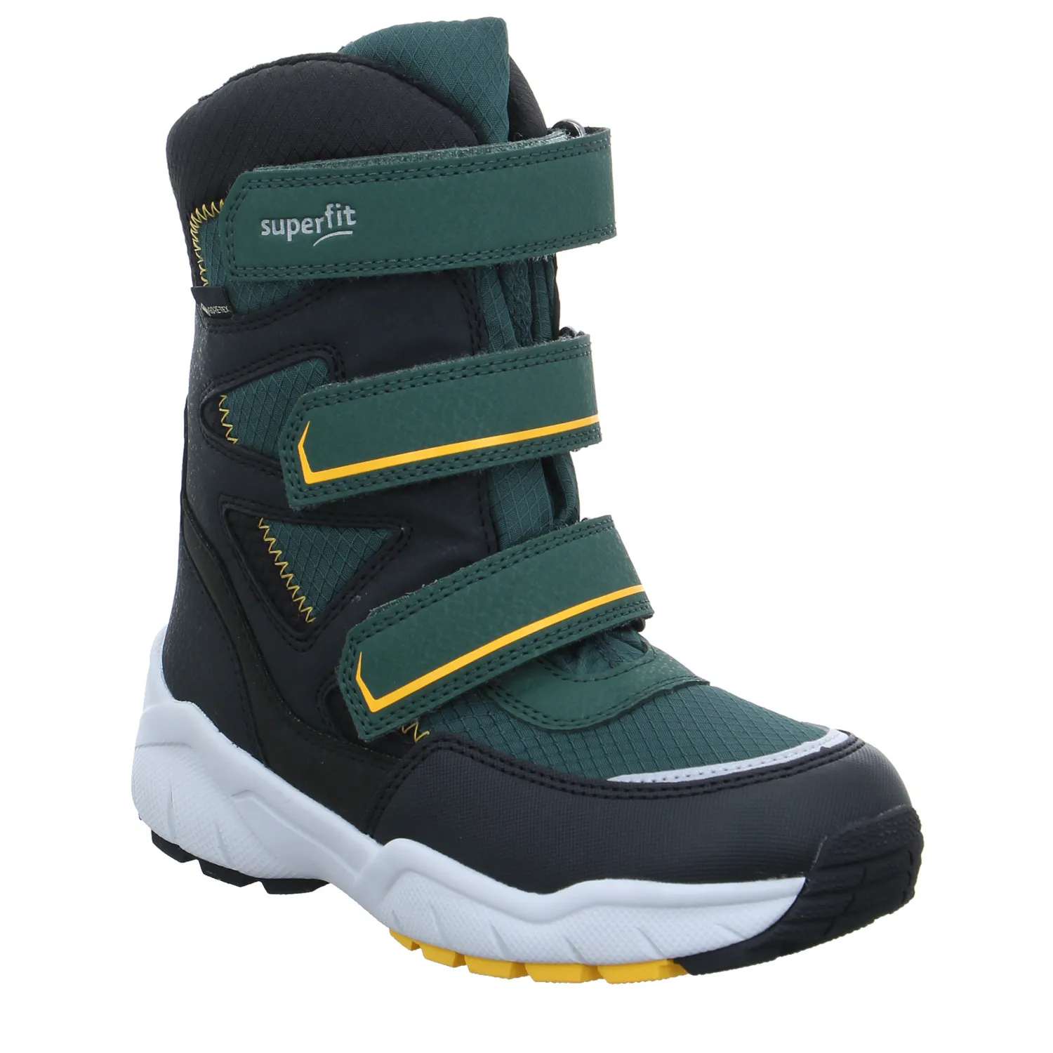 SUPERFIT Jungen- Snowboot Membran Grün Textil  Winterstiefel