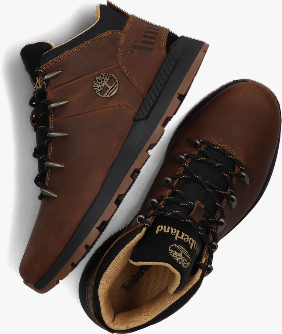 TIMBERLAND bruine timberland hoge sneaker sprint trekker mid lace m