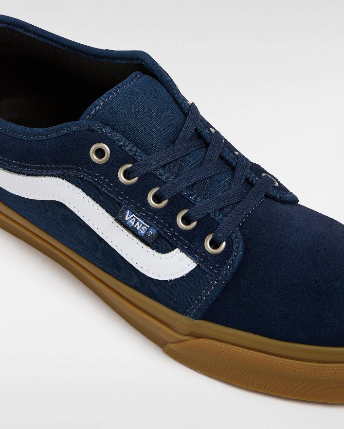 Vans Skate Chukka Low Sidestripe Navy Gum 7.5 US / 40 EU