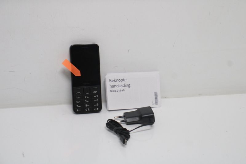 Nokia - 215 4G - Mobiele Telefoon - Black - 64/128MB
