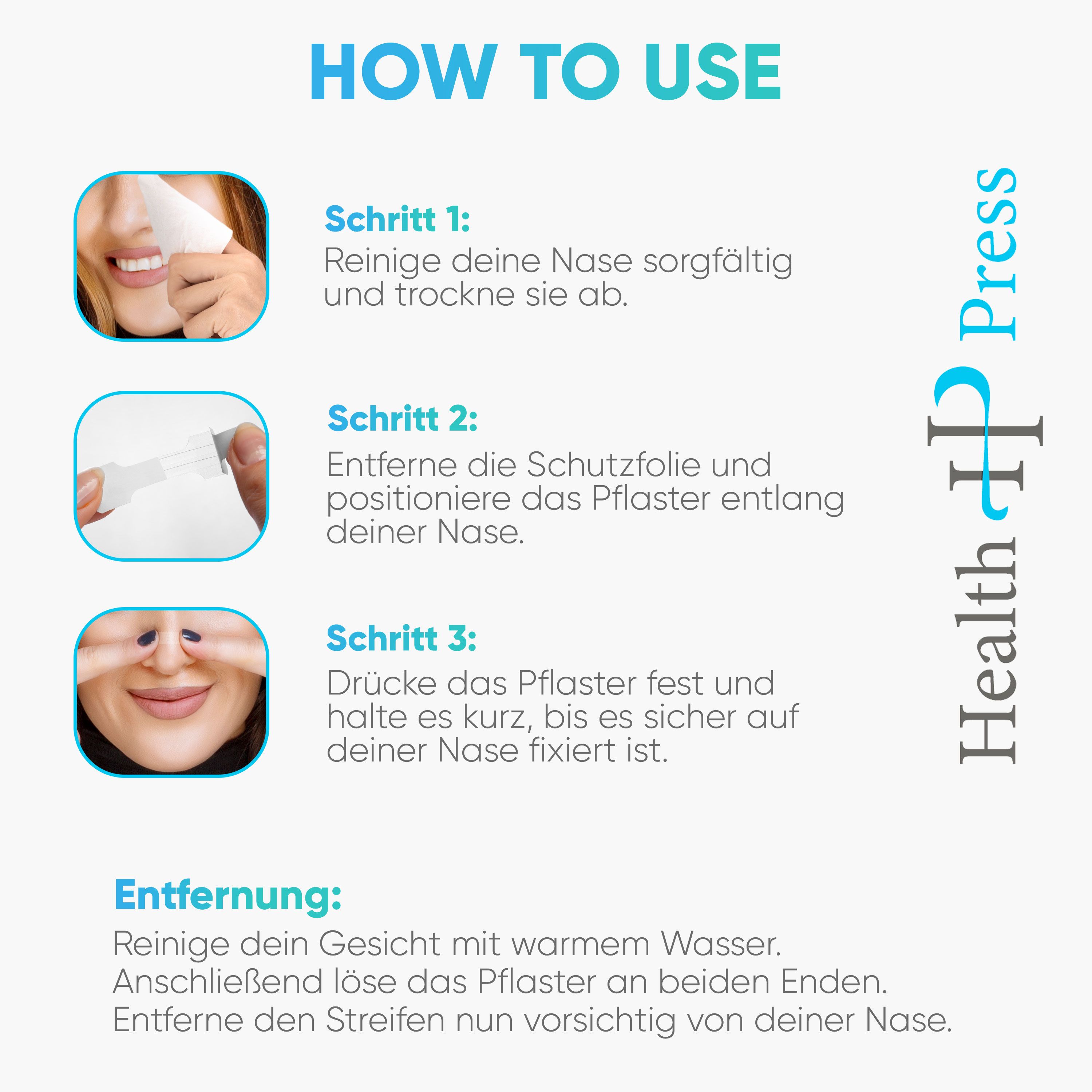 Health Press Nasenpflaster