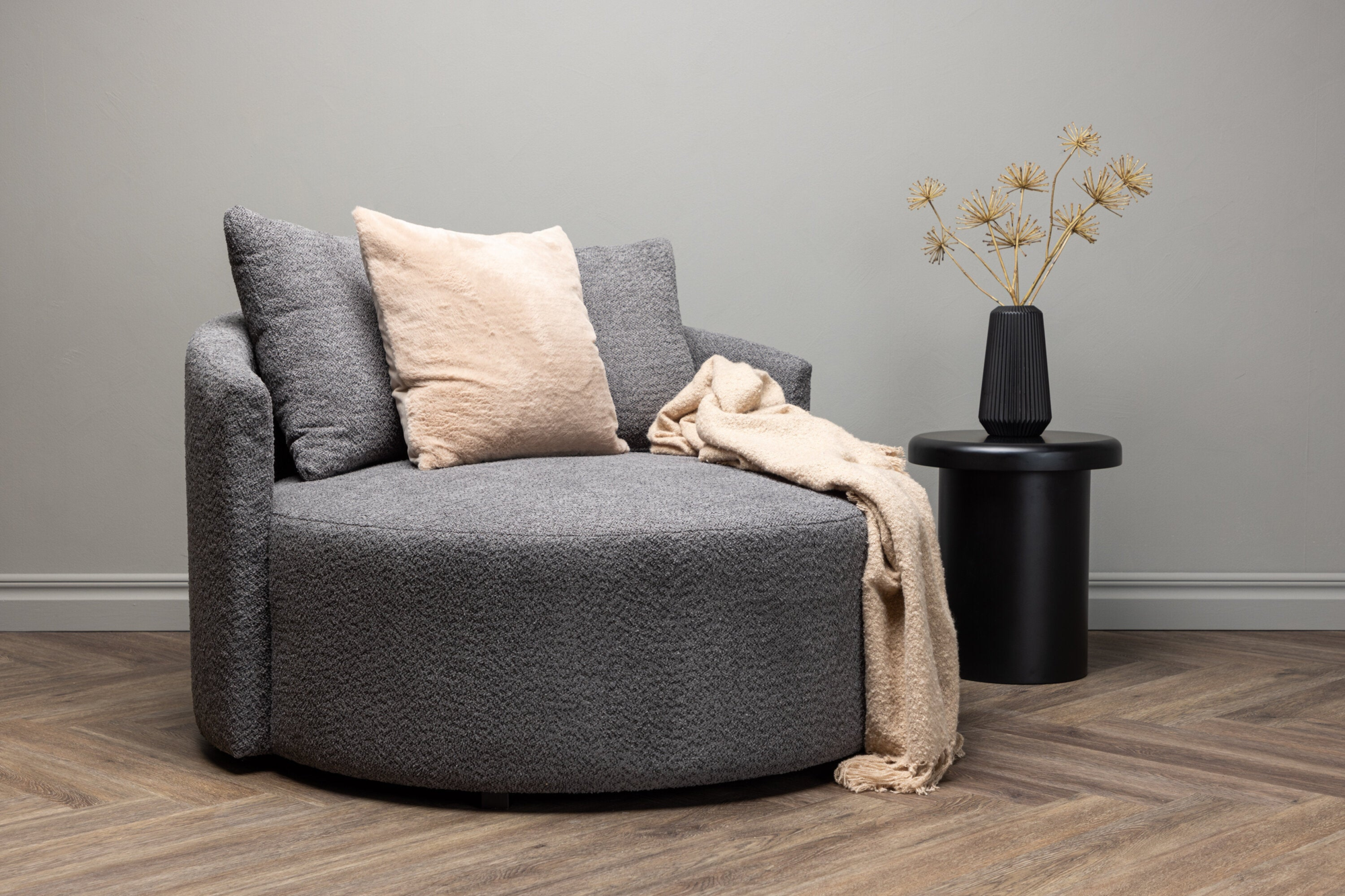 Vaian Loungefauteuil XL - Grijs