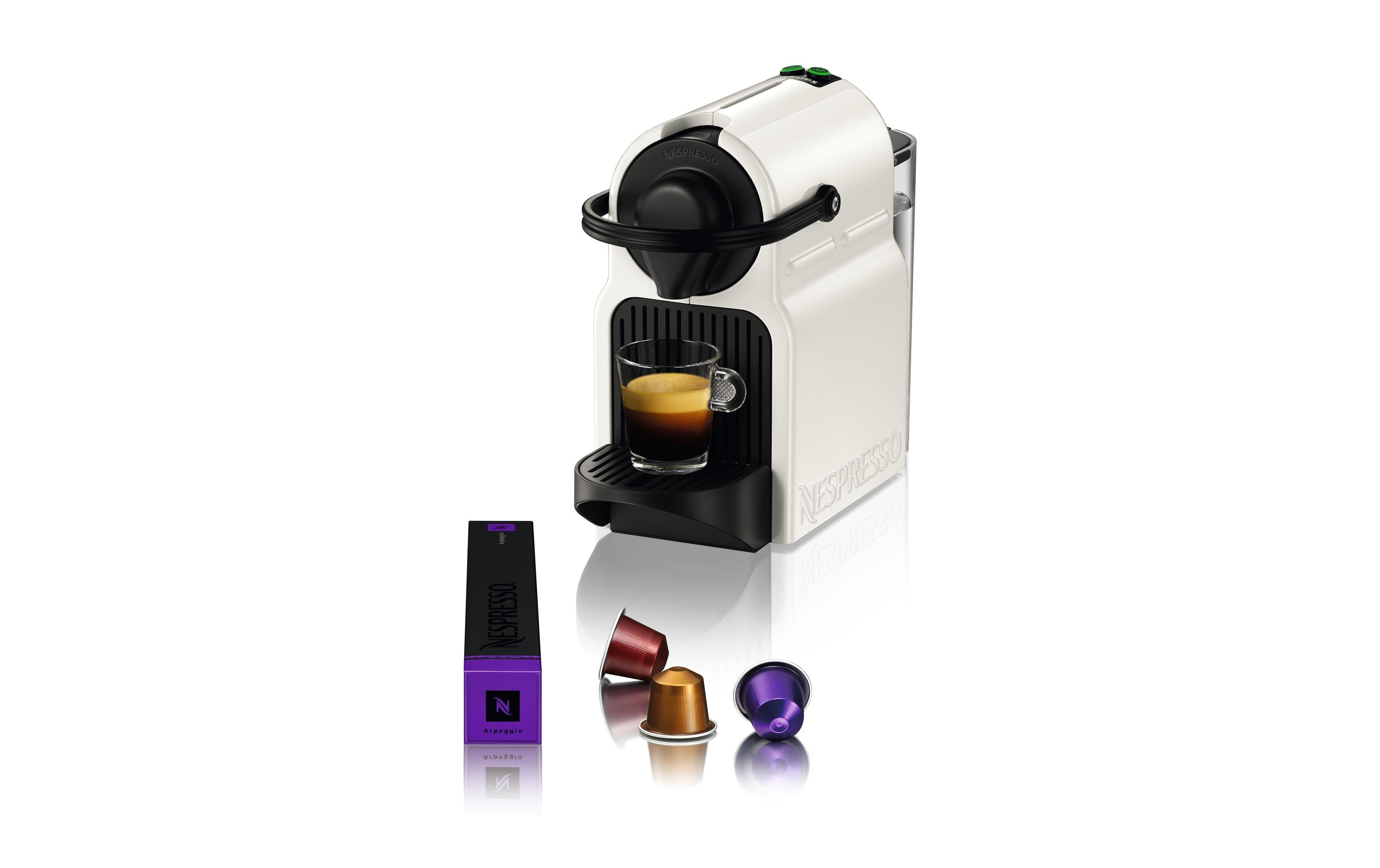 Kaffeemaschine Nespresso Inissia XN1001 WeissKapselmaschine