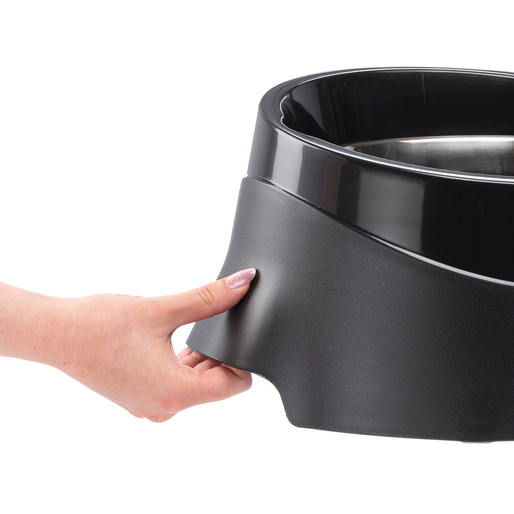 Porte-gamelle gamelles acier bord de confinement nourriture eau chien ferplast duo feed