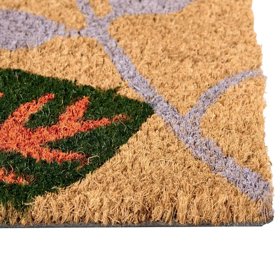 DAGATAN - Deurmat - Meerkleurig - 60 x 90 cm - Kokos