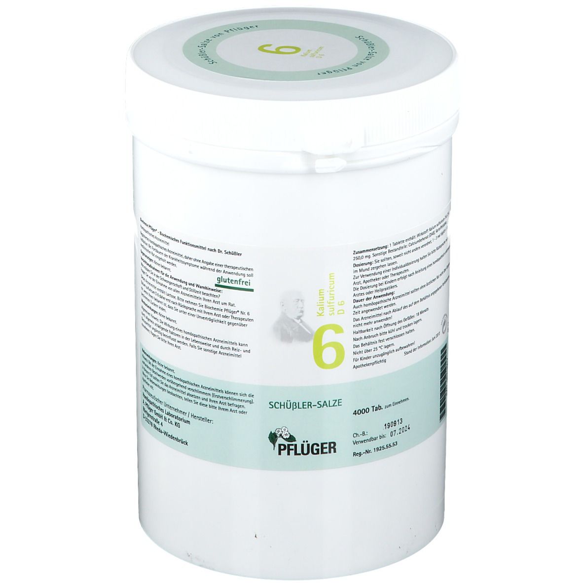 Biochemie Pflüger® Nr. 6 Kalium sulfuricum D6 Tabletten