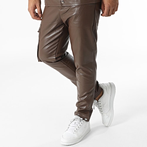 Ensemble Veste Et Pantalon Cargo Marron