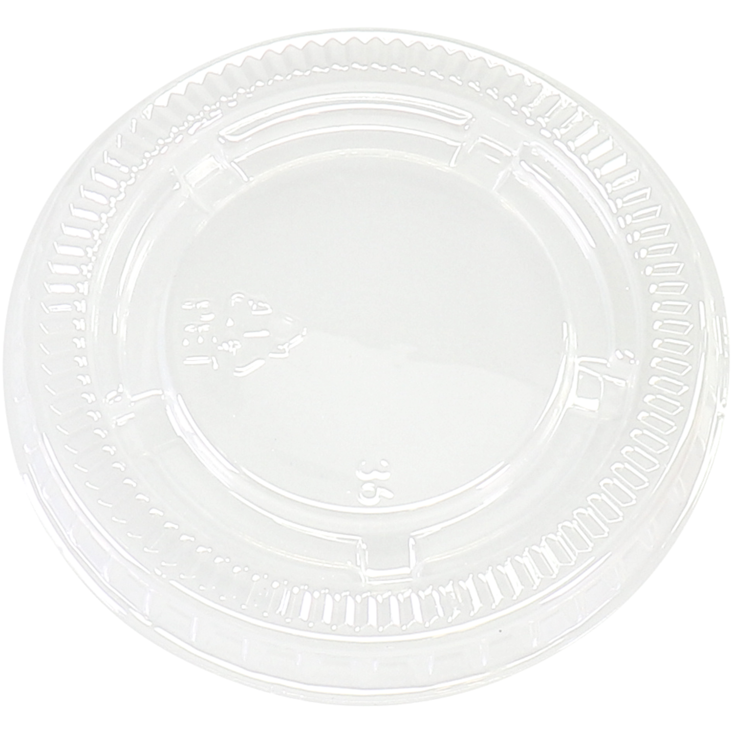 Depa Deksel, sauscup, PET, Ø65mm, transparant