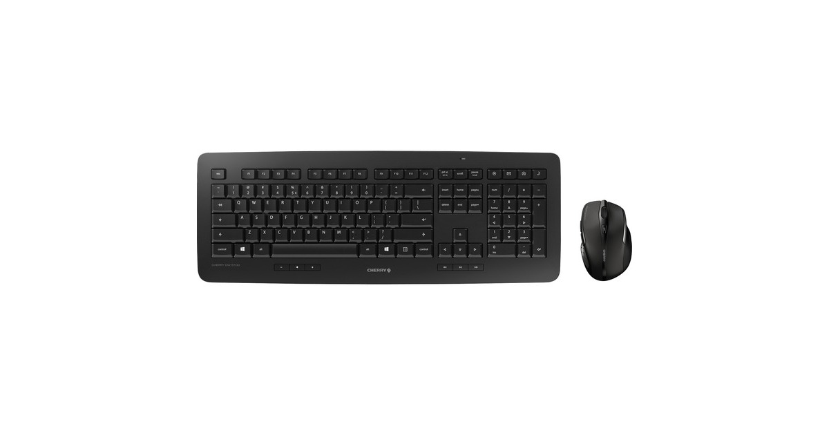 CHERRYDW 5100, desktopset  (Zwart, US lay-out)