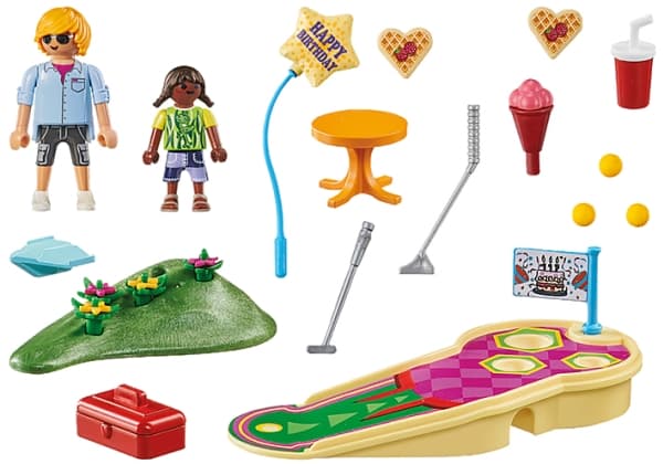 Playmobil Minigolf, 4 år, Flerfarget
