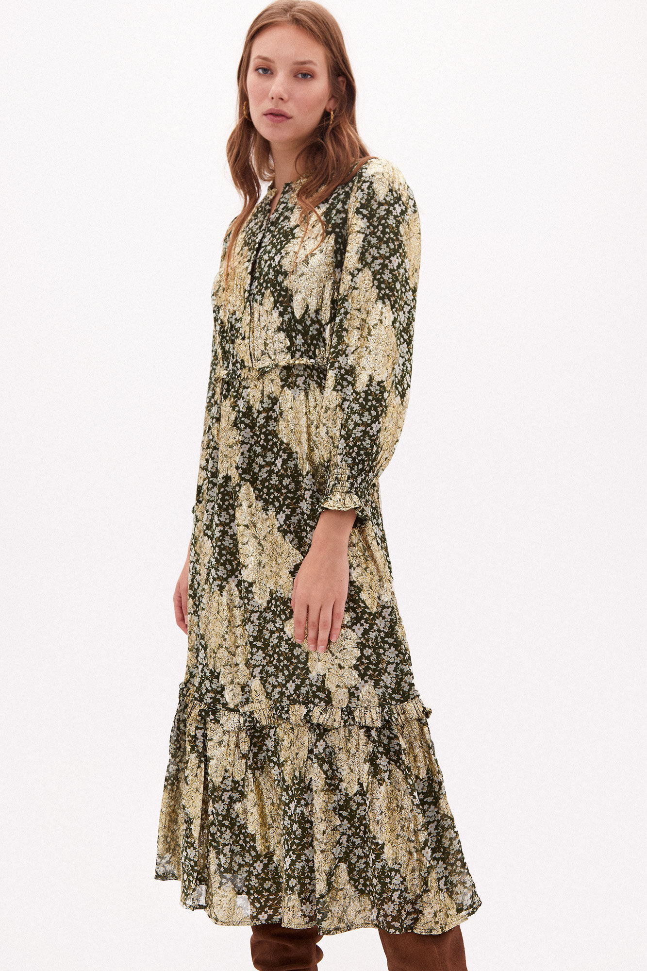 Vestido midi estampado Edna - Vários modelos