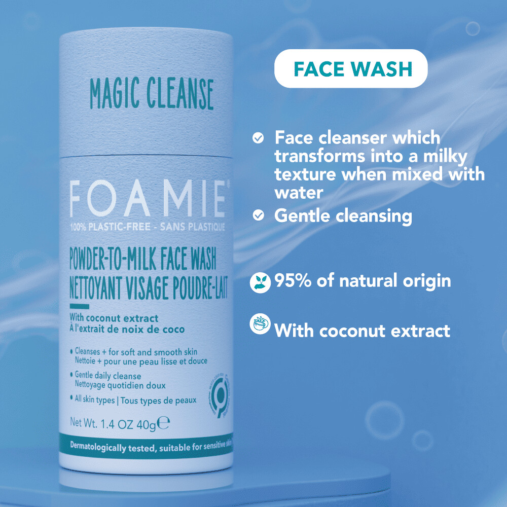 Foamie Powder-to-Milk Face Wash Magic Cleanse40 gr