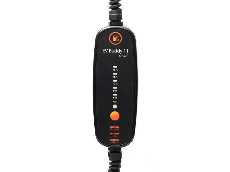 EV Buddy Mobiler Lader EV Buddy Smart – 11 kW 10 m Typ 2 Intelligentes, mobiles Ladegerät mit CEE16-5 Stecker und App-Steuerung