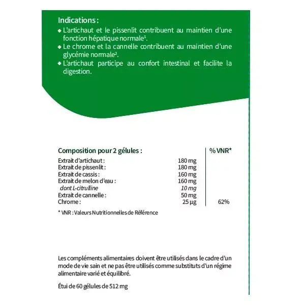 Codifra Expuryl Fito-Drenador e Digestivo 60 cápsulas